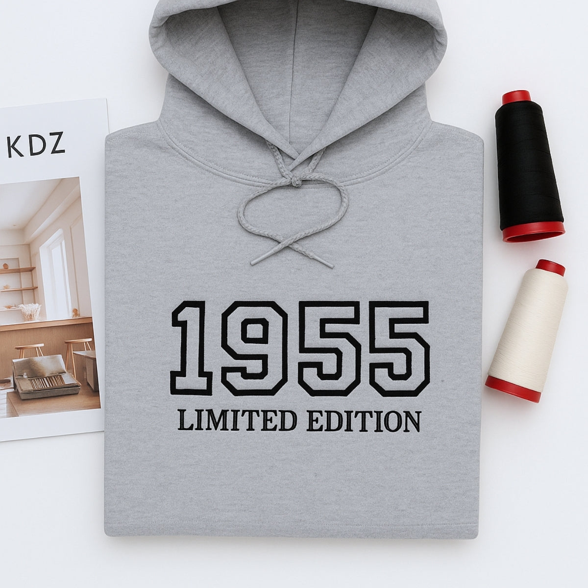 Sweats à capuche assortis brodés personnalisés avec ange et chat démon pour couples