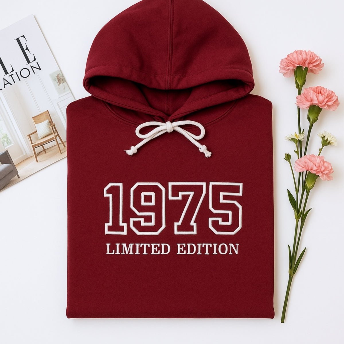 Sweats à capuche assortis brodés personnalisés avec ange et chat démon pour couples