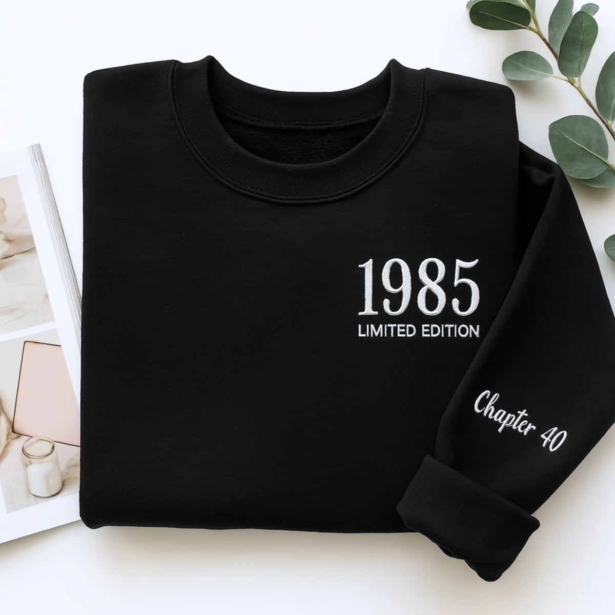 Individuell bestickte Engel- und Dämonenkatze-Kapuzenpullover für Paare