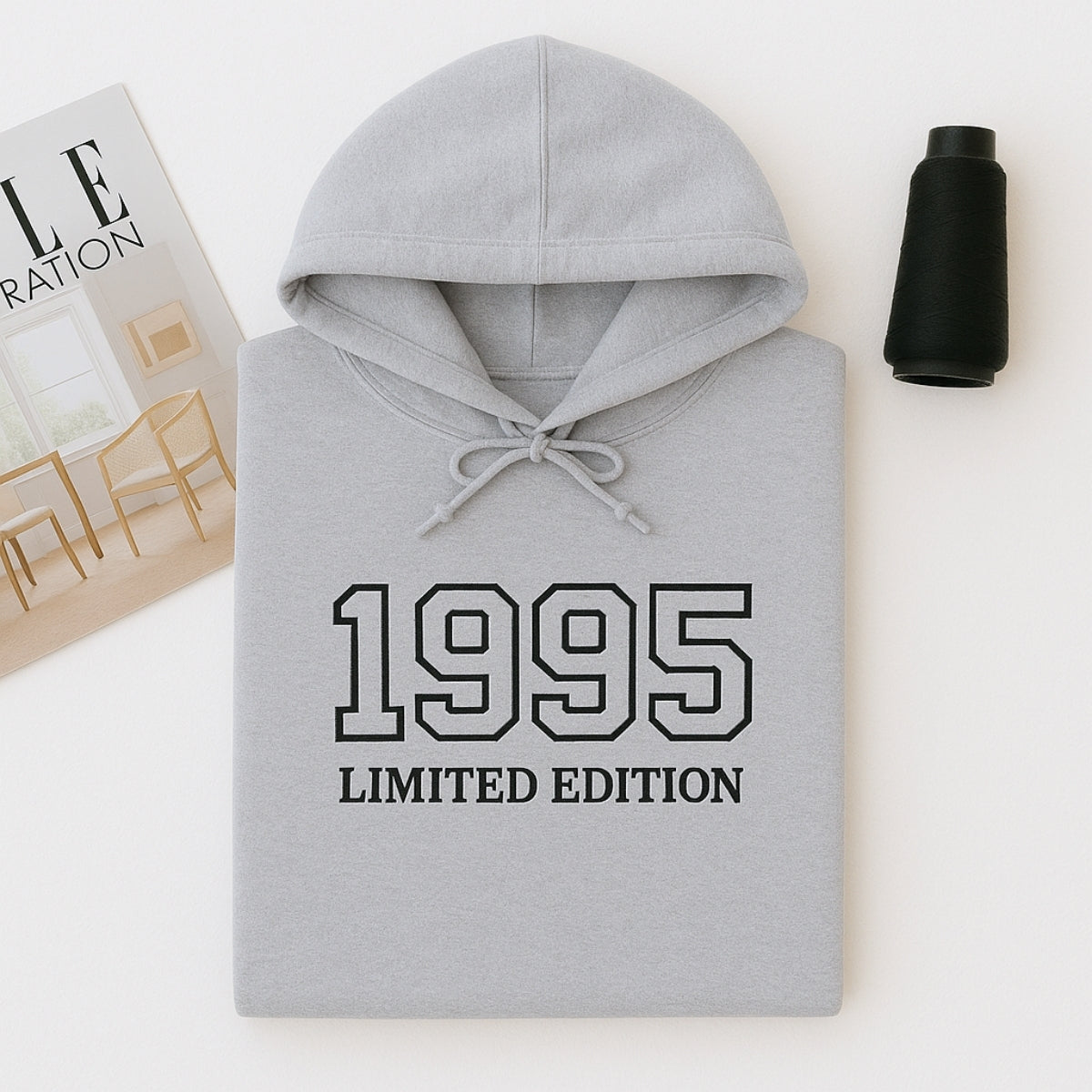 Individuell bestickte Engel- und Dämonenkatze-Kapuzenpullover für Paare