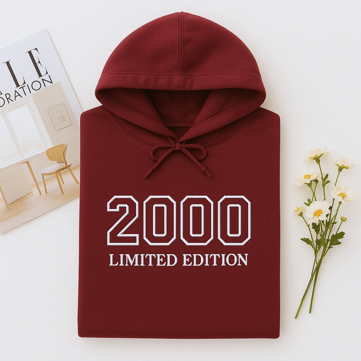 2000 Limited Edition Hoodies Custom Birth Year