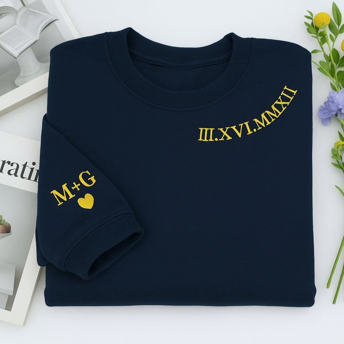 Individuell bestickte Engel- und Dämonenkatze-Kapuzenpullover für Paare