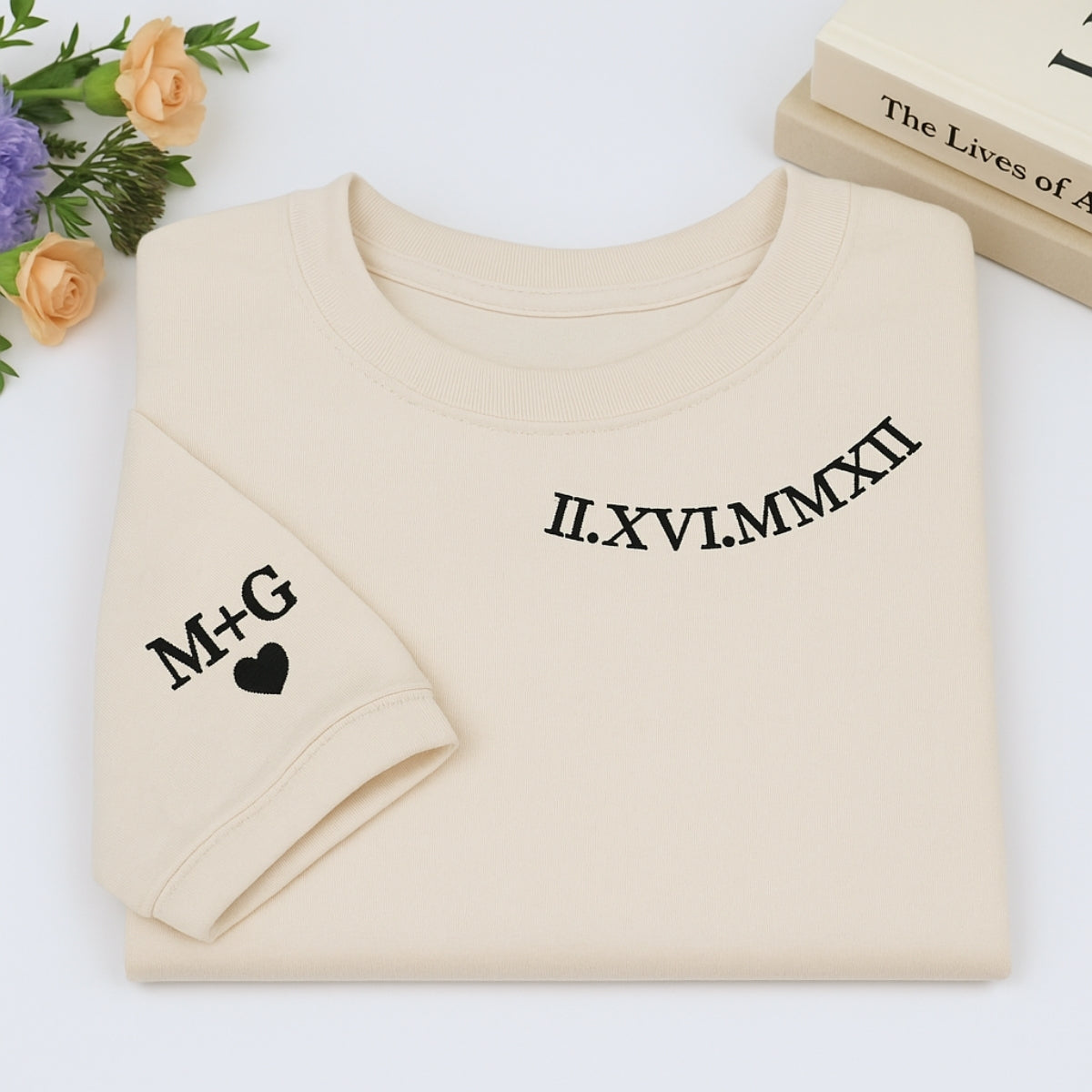 Individuell bestickte Engel- und Dämonenkatze-Kapuzenpullover für Paare