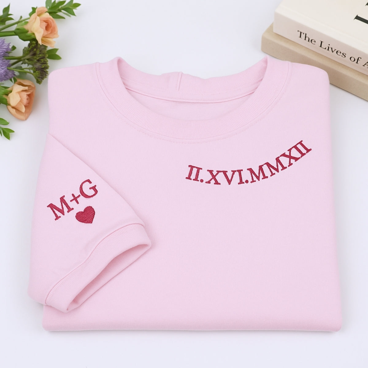 Individuell bestickte Engel- und Dämonenkatze-Kapuzenpullover für Paare