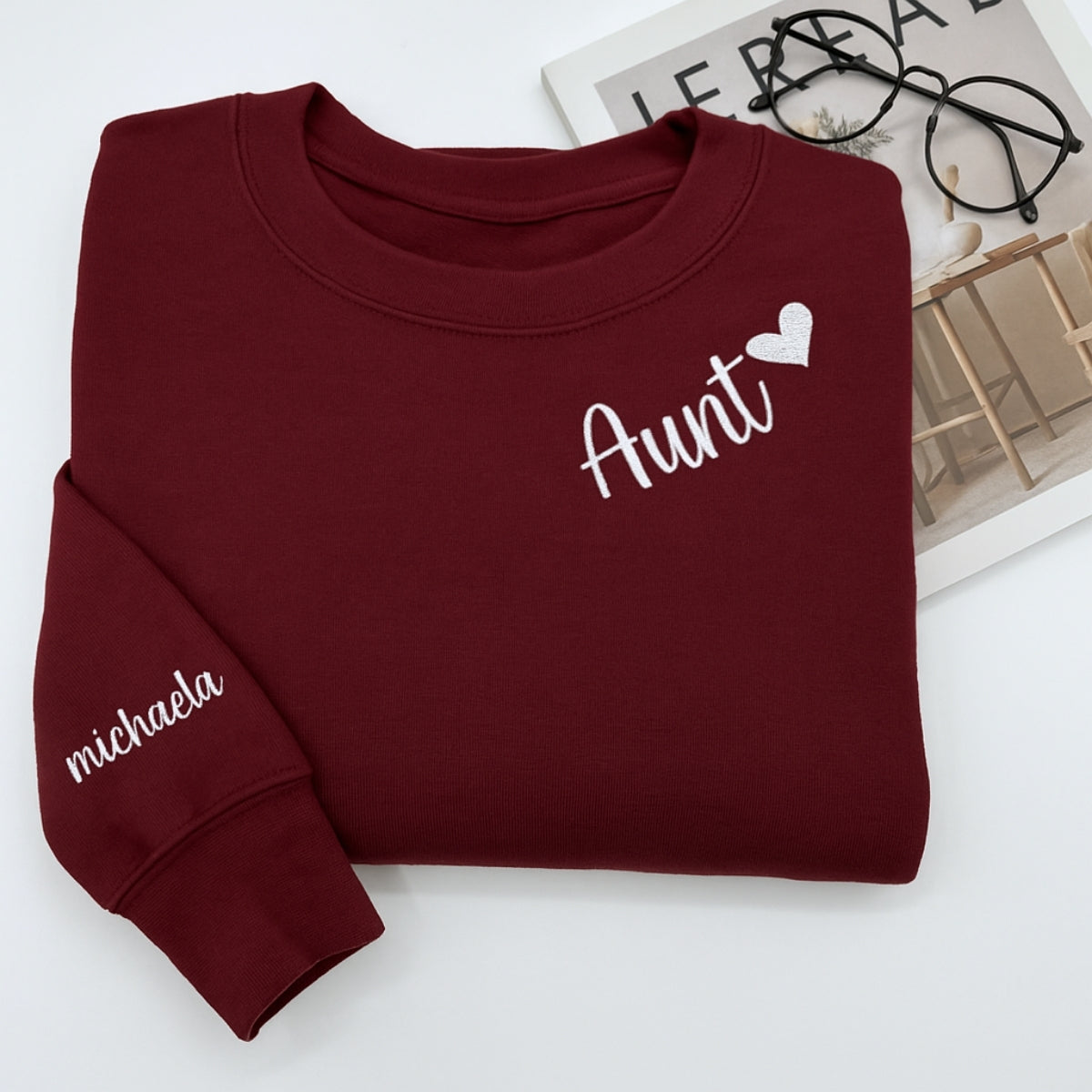 Individuell bestickte Engel- und Dämonenkatze-Kapuzenpullover für Paare