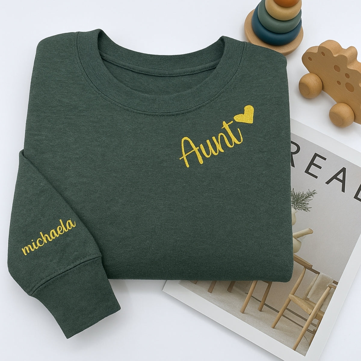 Individuell bestickte Engel- und Dämonenkatze-Kapuzenpullover für Paare