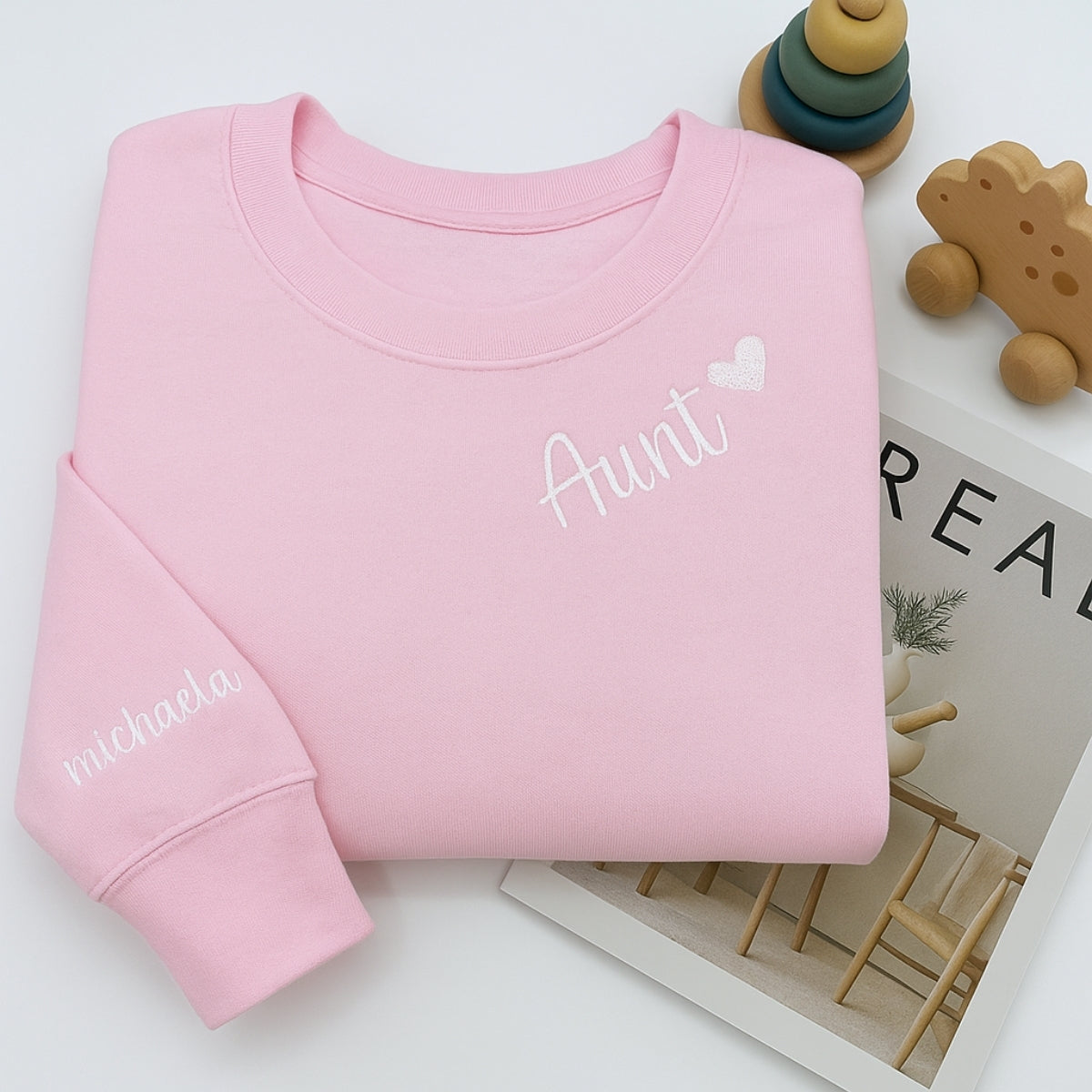 Individuell bestickte Engel- und Dämonenkatze-Kapuzenpullover für Paare