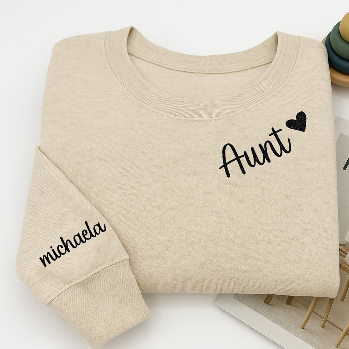 Individuell bestickte Engel- und Dämonenkatze-Kapuzenpullover für Paare