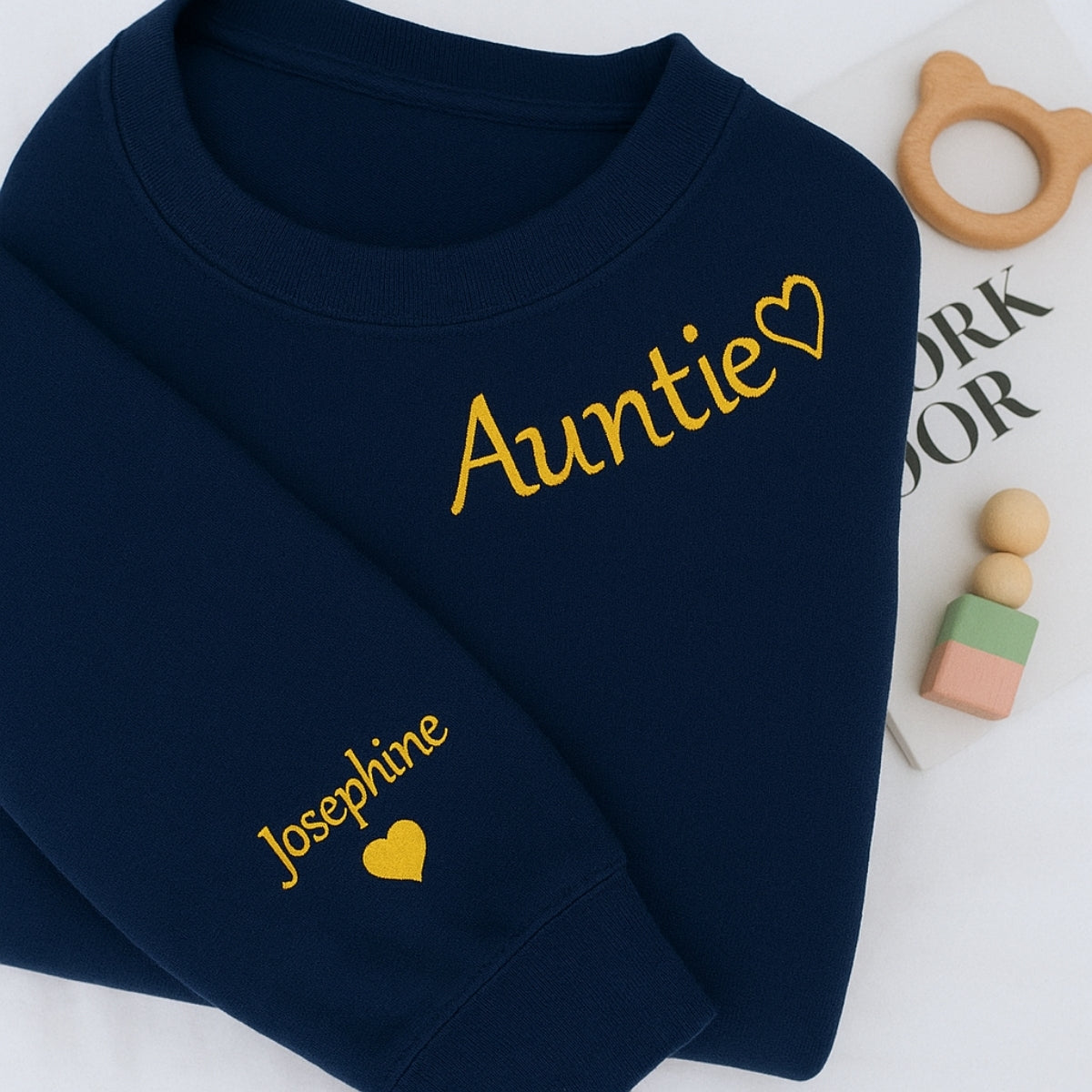 Individuell bestickte Engel- und Dämonenkatze-Kapuzenpullover für Paare