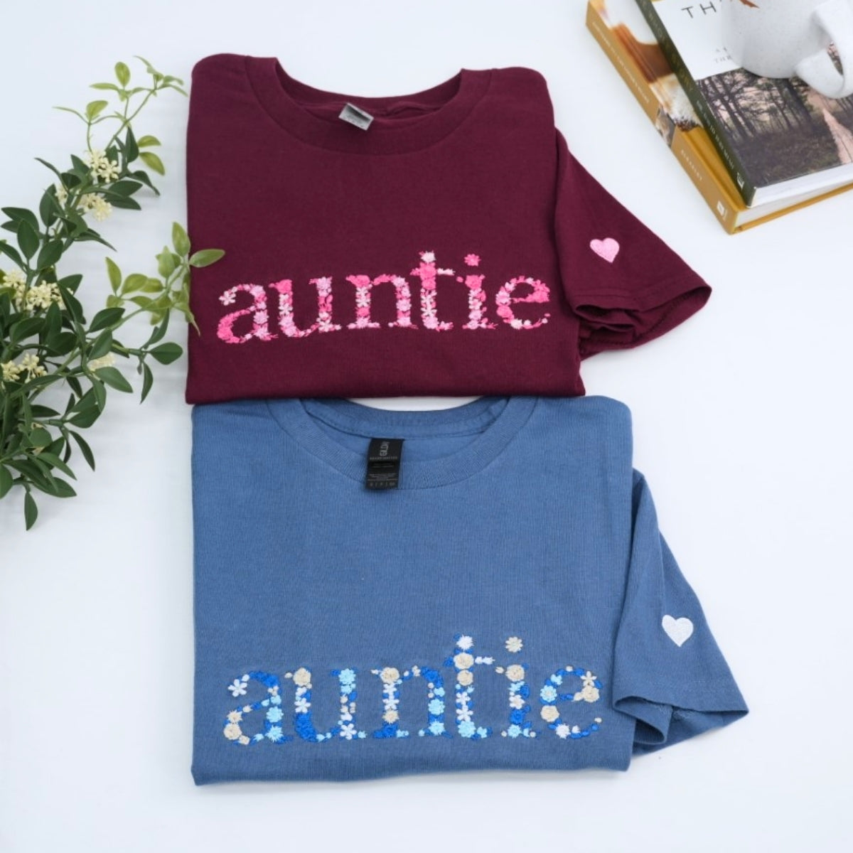 Sweats à capuche assortis brodés personnalisés avec ange et chat démon pour couples