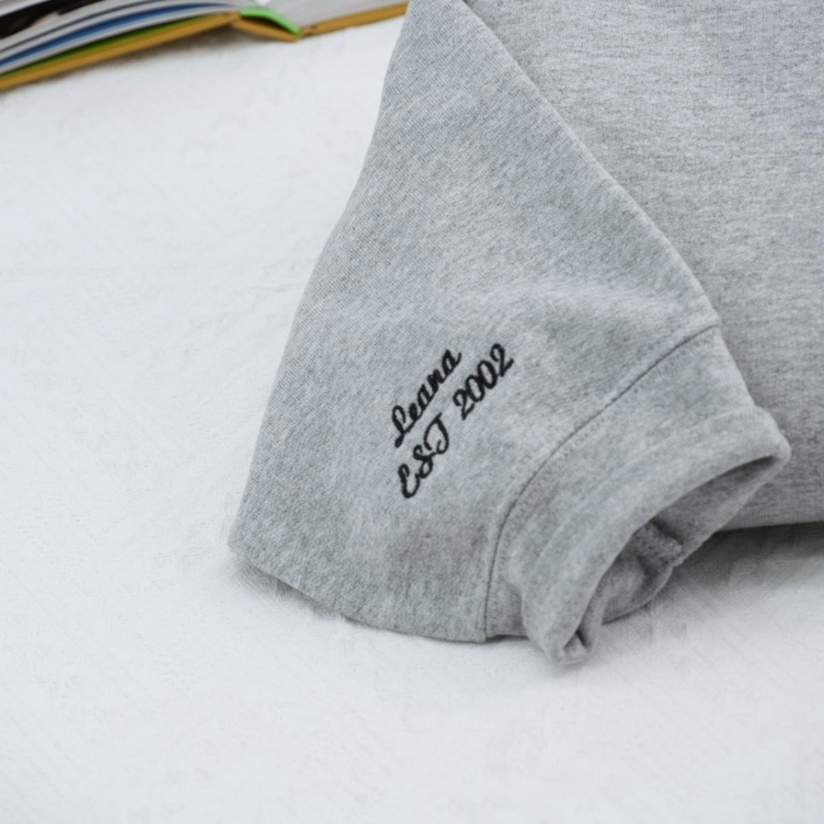 Individuell bestickte Engel- und Dämonenkatze-Kapuzenpullover für Paare