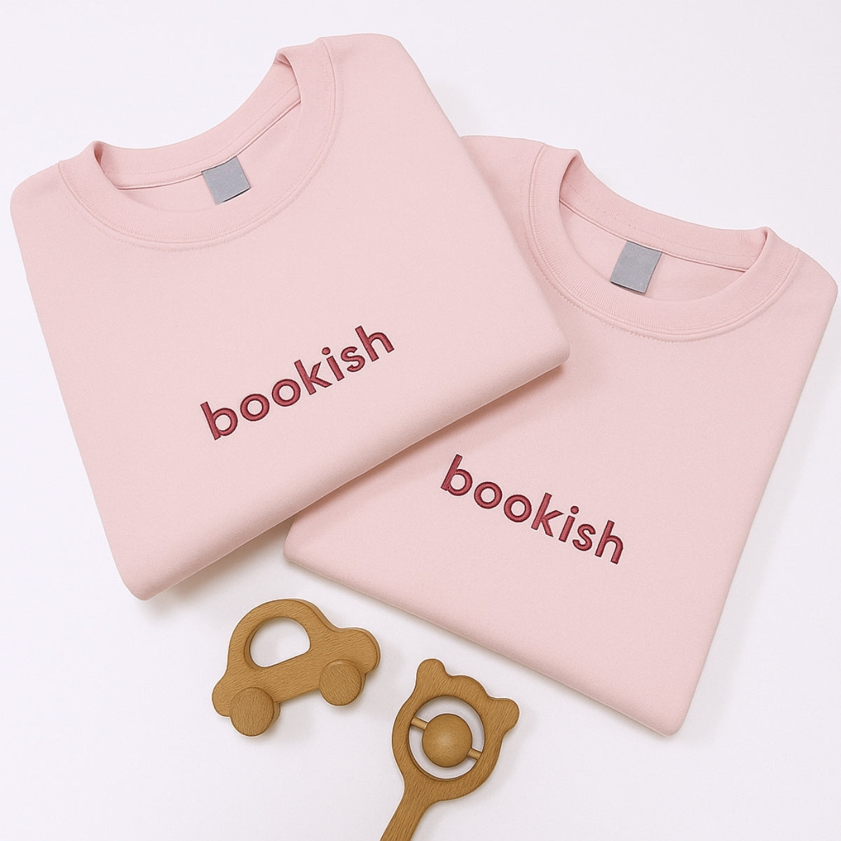 Individuell bestickte Engel- und Dämonenkatze-Kapuzenpullover für Paare