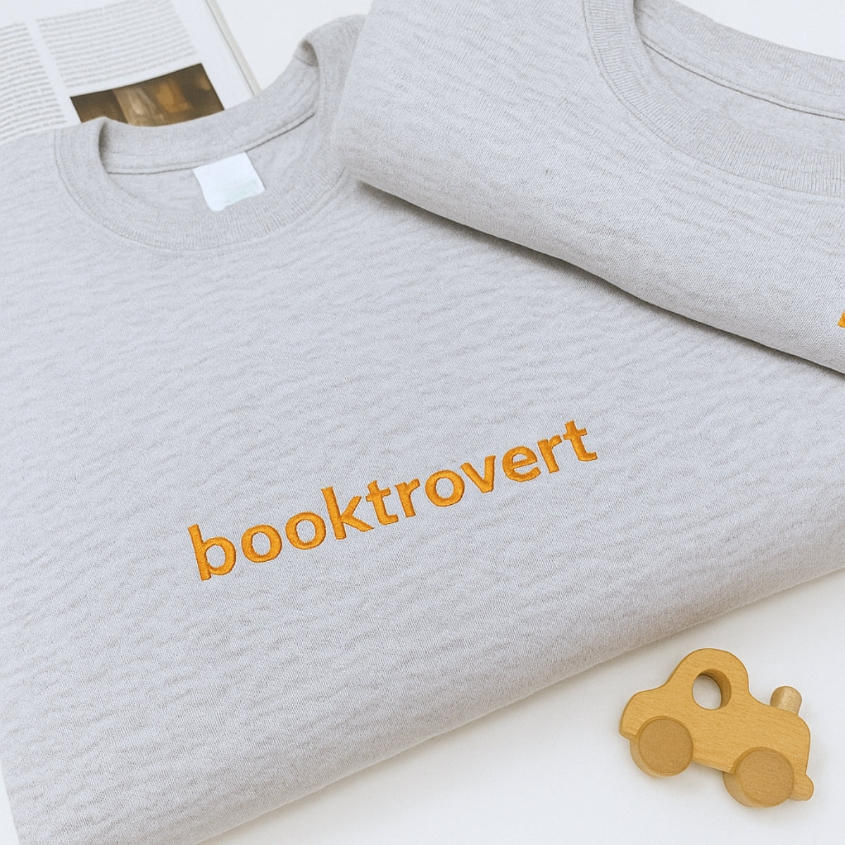 Individuell bestickte Engel- und Dämonenkatze-Kapuzenpullover für Paare