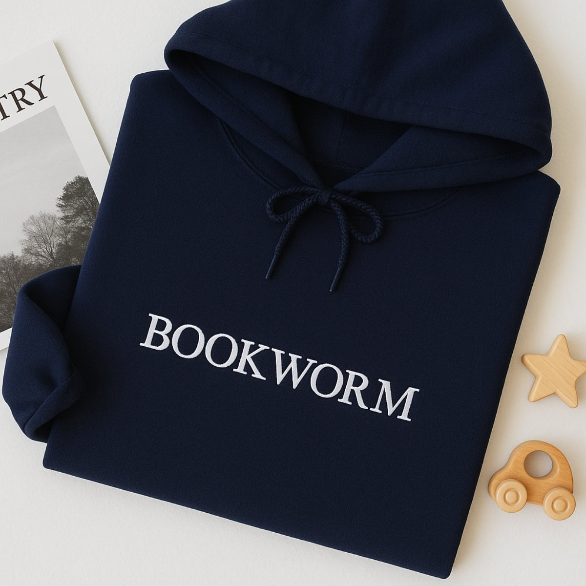 Individuell bestickte Engel- und Dämonenkatze-Kapuzenpullover für Paare