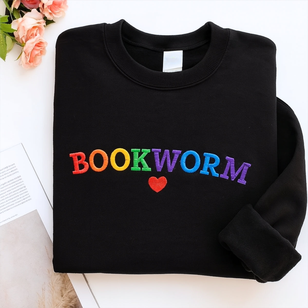 Individuell bestickte Engel- und Dämonenkatze-Kapuzenpullover für Paare