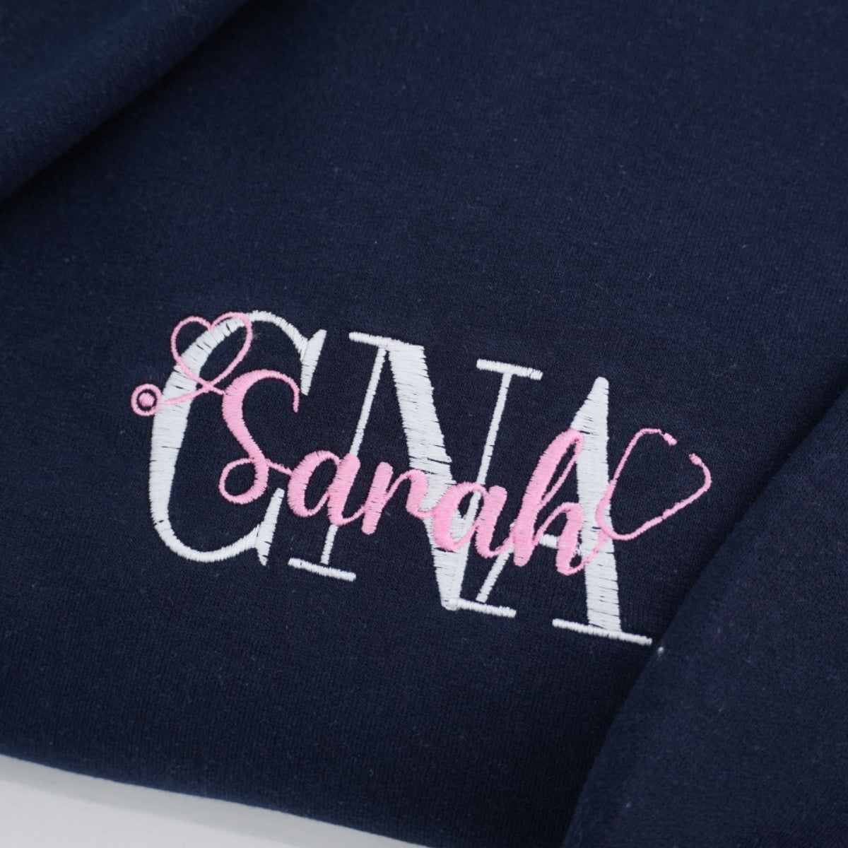 CNA Custom Sweatshirt - Certified Nursing Assistant Embroidered Hoodie - Perfect Healthcare Gift