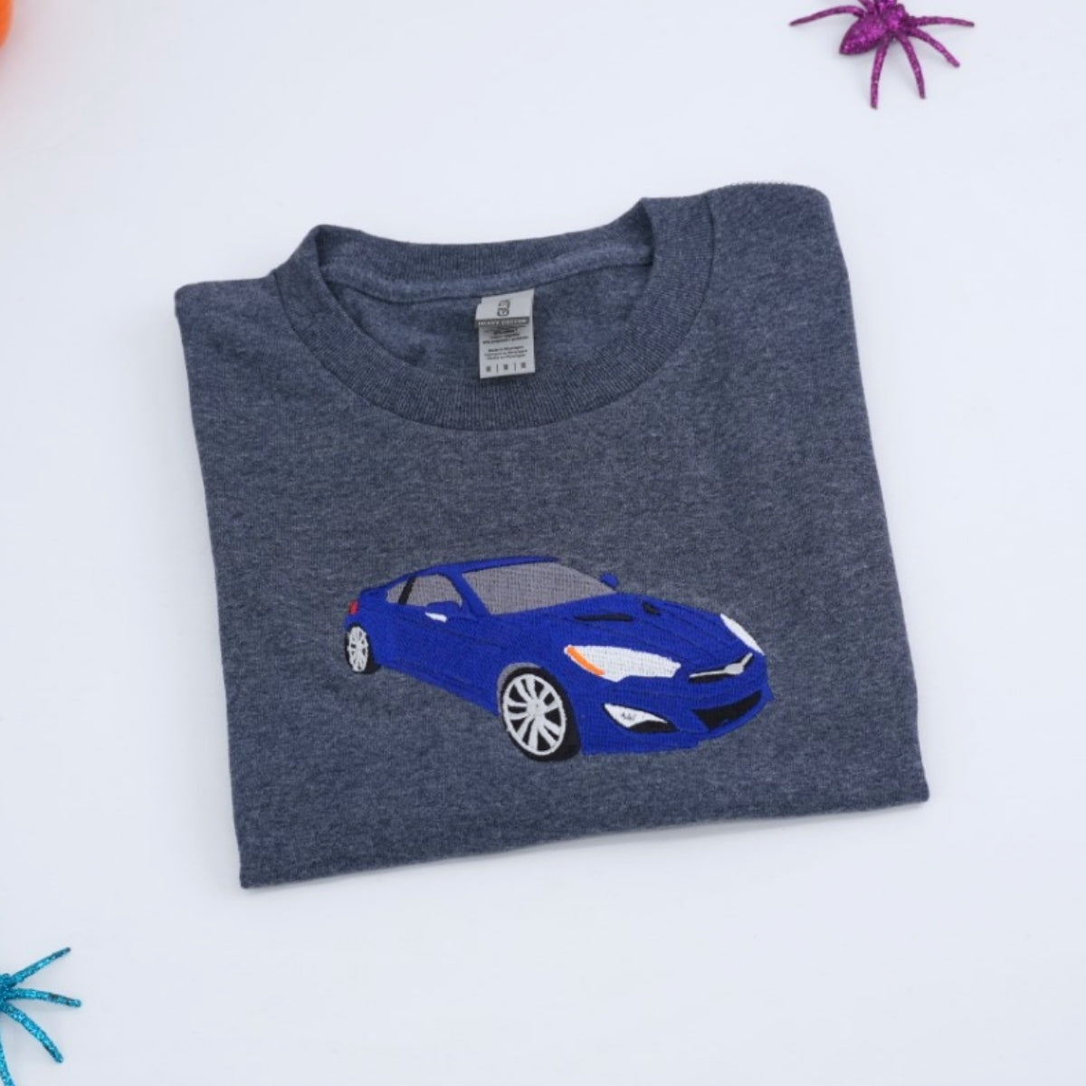 Individuell bestickte Engel- und Dämonenkatze-Kapuzenpullover für Paare