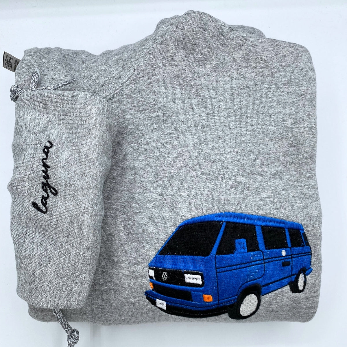 Individuell bestickte Engel- und Dämonenkatze-Kapuzenpullover für Paare