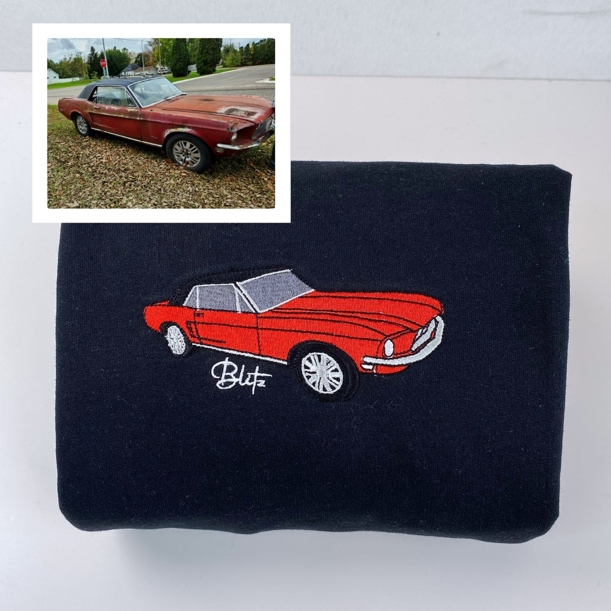 Individuell bestickte Engel- und Dämonenkatze-Kapuzenpullover für Paare