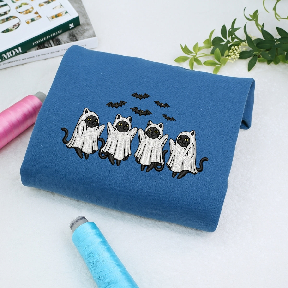 Sweats à capuche assortis brodés personnalisés avec ange et chat démon pour couples