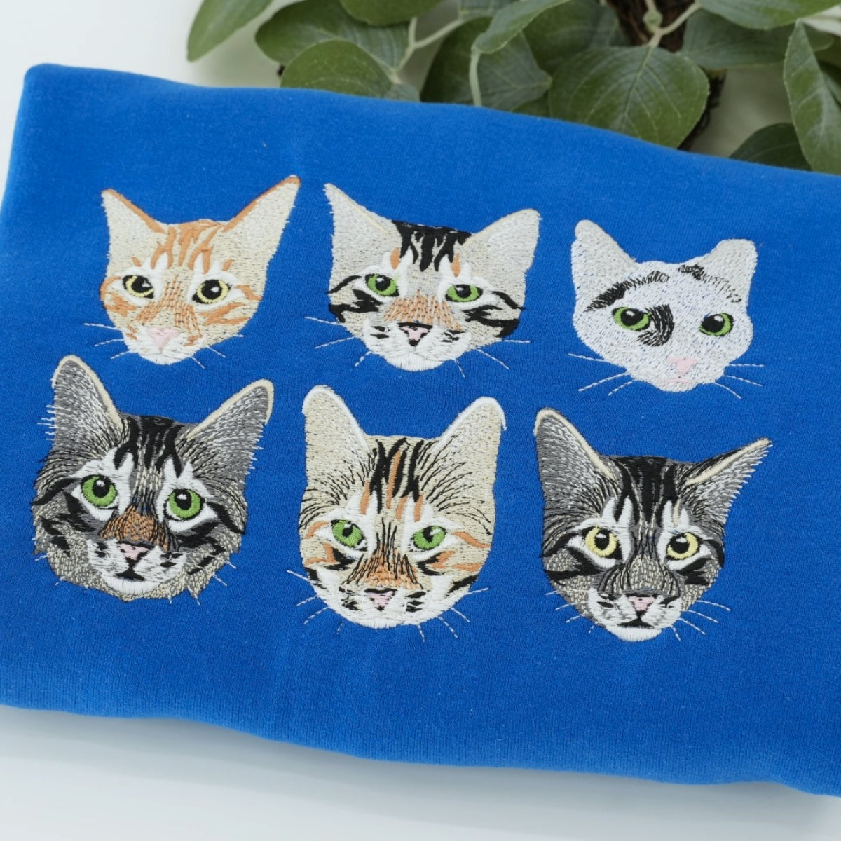 Individuell bestickte Engel- und Dämonenkatze-Kapuzenpullover für Paare