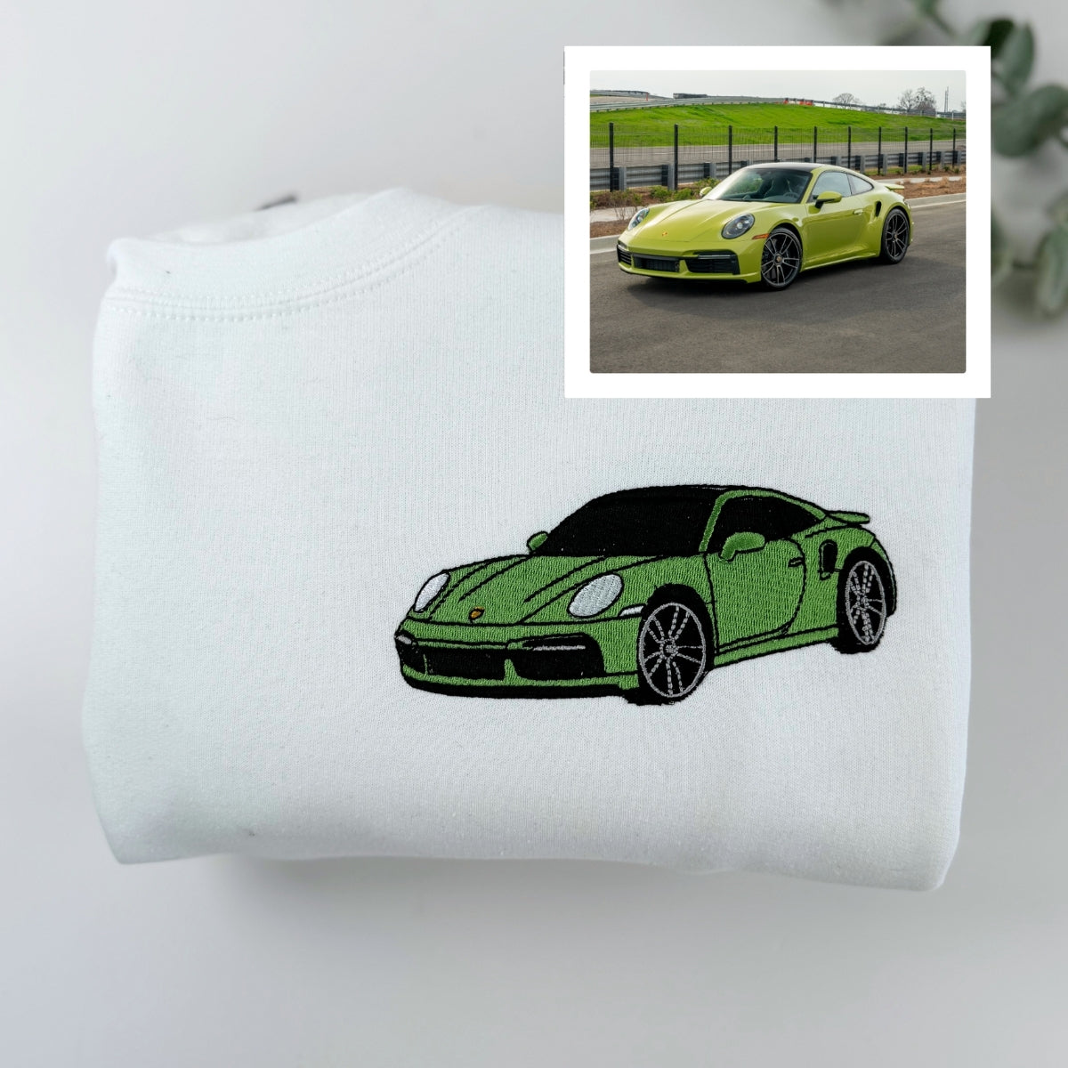 Classic Car Portrait Hoodies - Vintage Vehicle Embroidered Sweatshirts - Automotive Enthusiast Gift