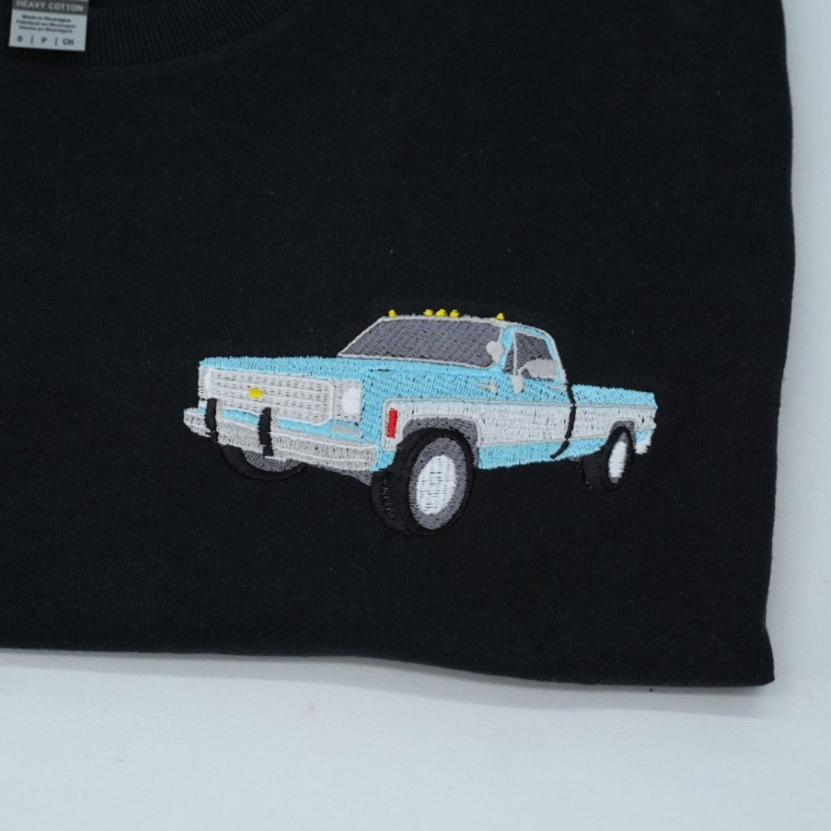 Classic Truck Custom T-Shirts - Car Enthusiast Embroidered Apparel - Perfect Auto Lover Gift