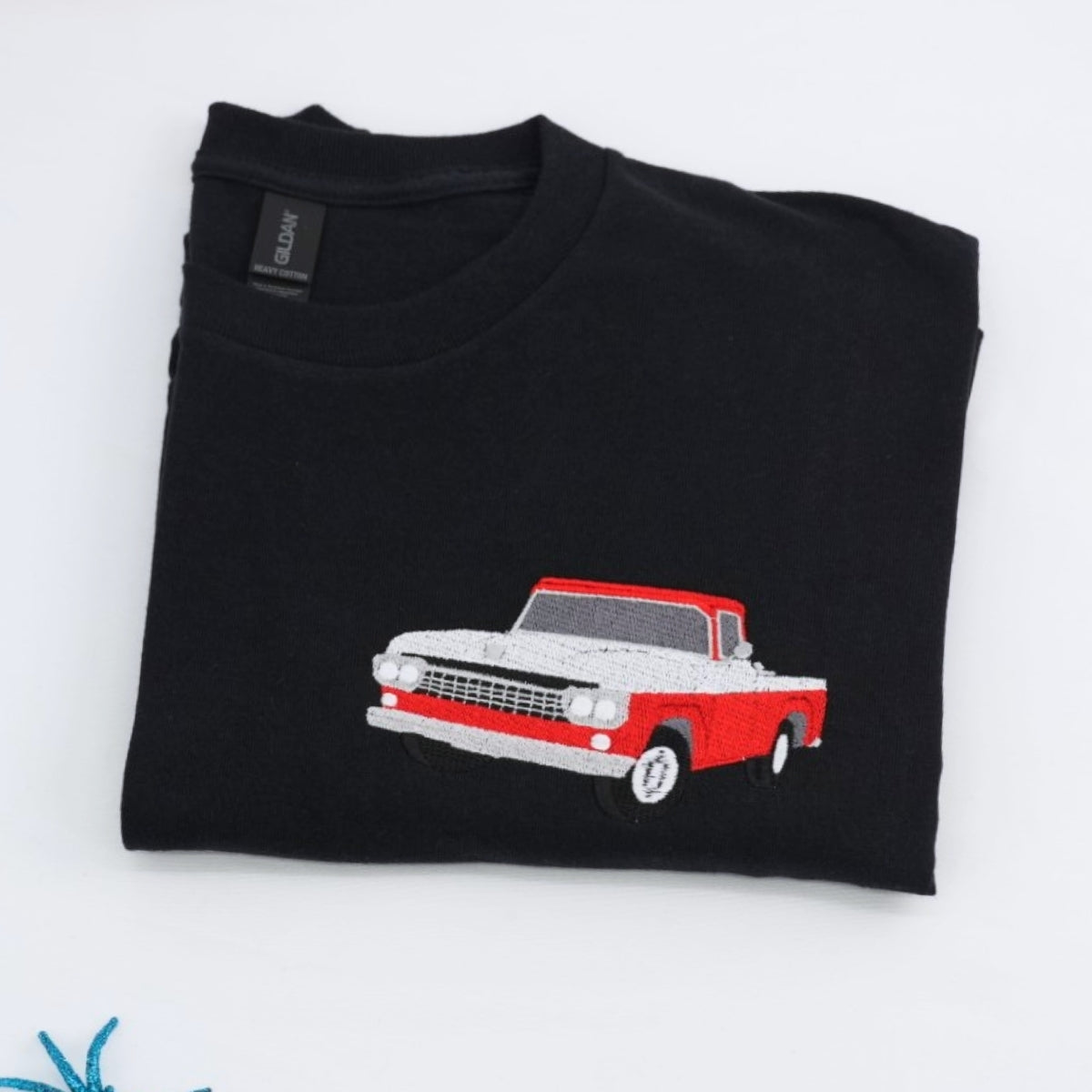 Classic Truck Custom T-Shirts - Vintage Auto Embroidered Apparel - Perfect Classic Car Gift