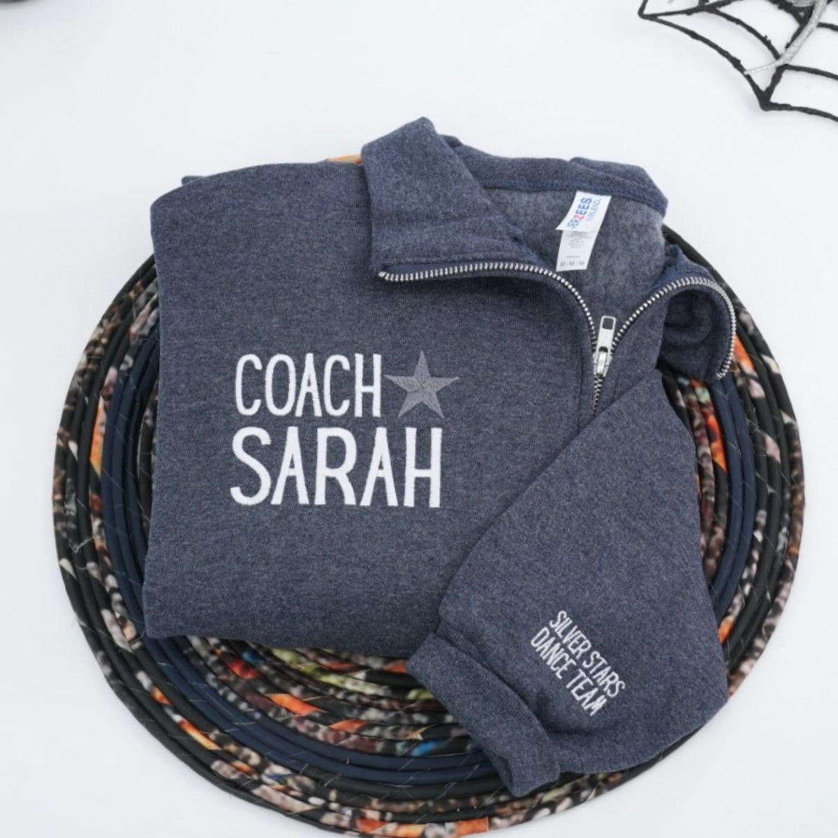 Individuell bestickte Engel- und Dämonenkatze-Kapuzenpullover für Paare