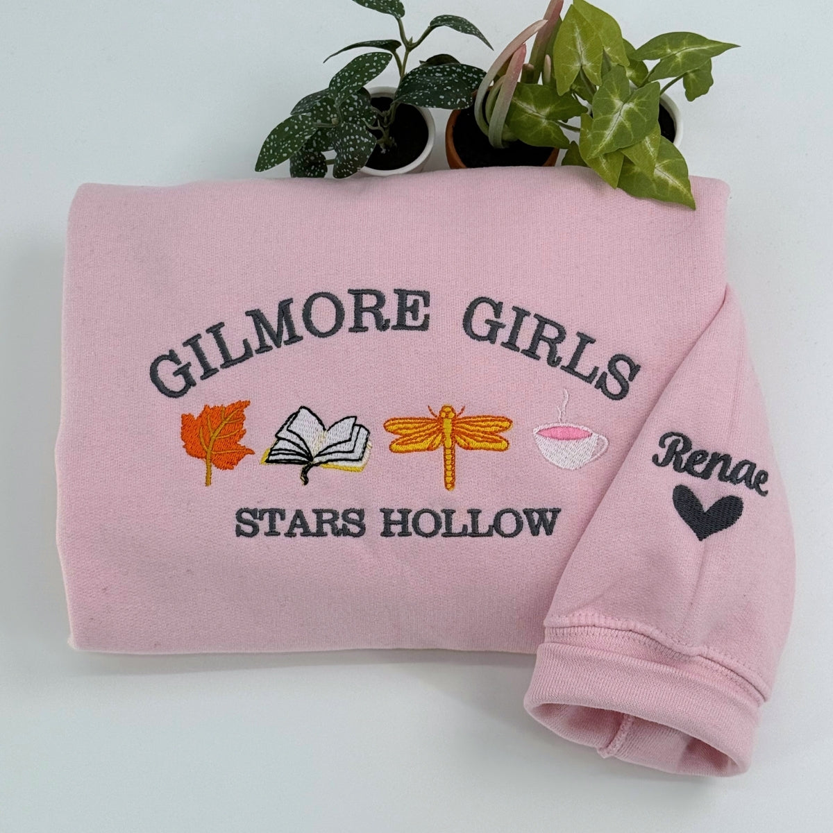 Sweats à capuche assortis brodés personnalisés avec ange et chat démon pour couples