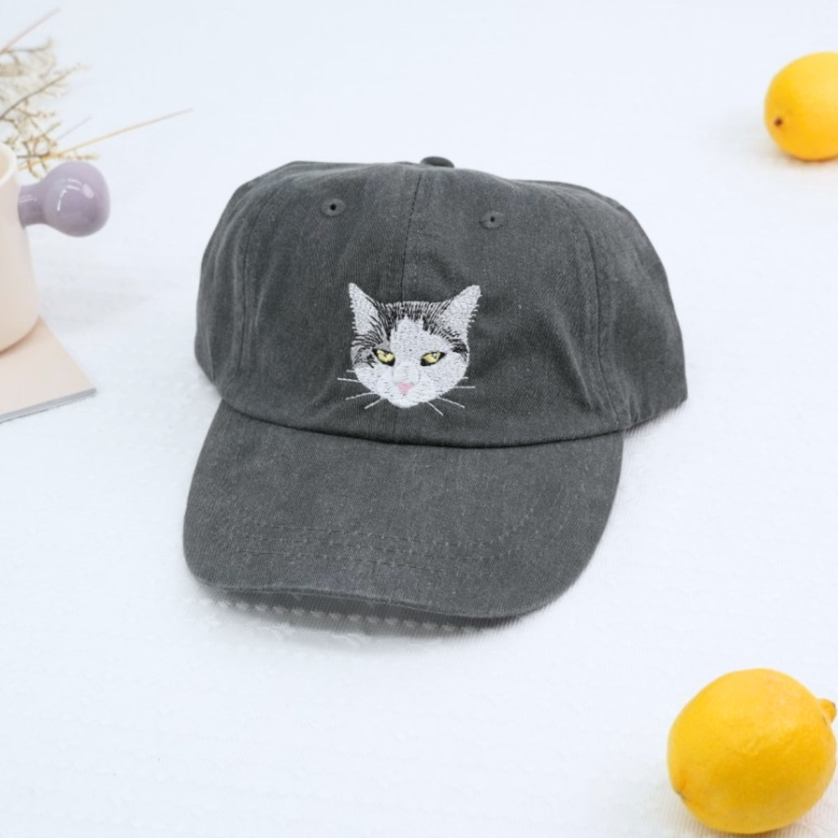 Individuell bestickte Engel- und Dämonenkatze-Kapuzenpullover für Paare