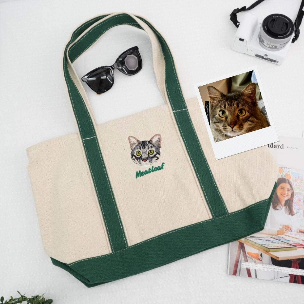 Individuell bestickte Engel- und Dämonenkatze-Kapuzenpullover für Paare