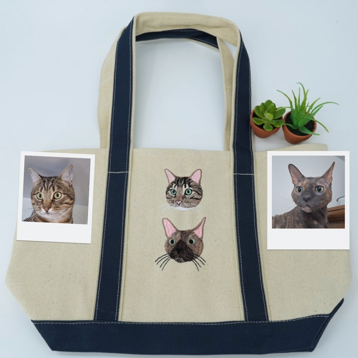 Individuell bestickte Engel- und Dämonenkatze-Kapuzenpullover für Paare