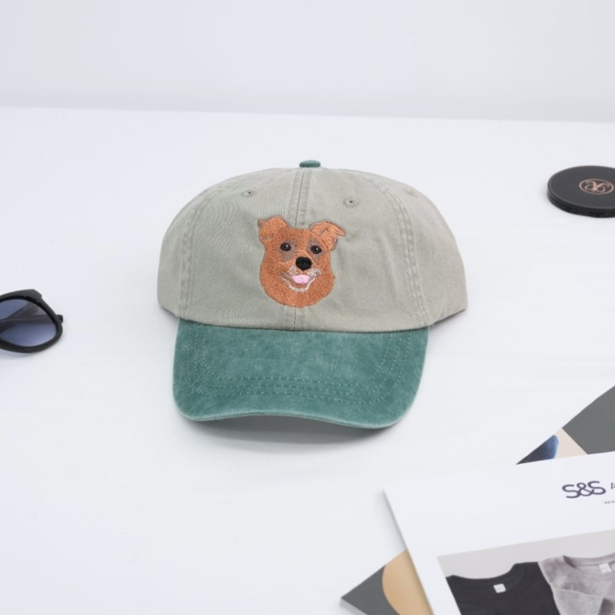 Individuell bestickte Engel- und Dämonenkatze-Kapuzenpullover für Paare