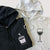 Custom Embroidered Coffee and Wine Matching Hoodies for Couples