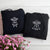 Custom Embroidered Cowboy Pigs Matching Hoodies for Couples