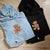 Custom Embroidered Cute Bear Matching Hoodies for Couples