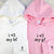 Custom Embroidered I Love My Boyfriend And Girlfriend Matching Hoodies for Couples