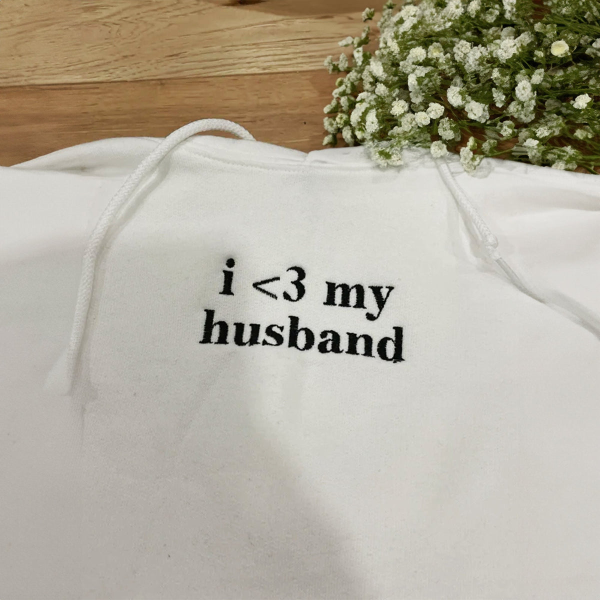 Individuell bestickte Engel- und Dämonenkatze-Kapuzenpullover für Paare