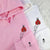 Custom Embroidered Ladybug Hearts Matching Hoodies for Couples