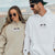 Custom Embroidered Penguin Love Matching Hoodies for Couples