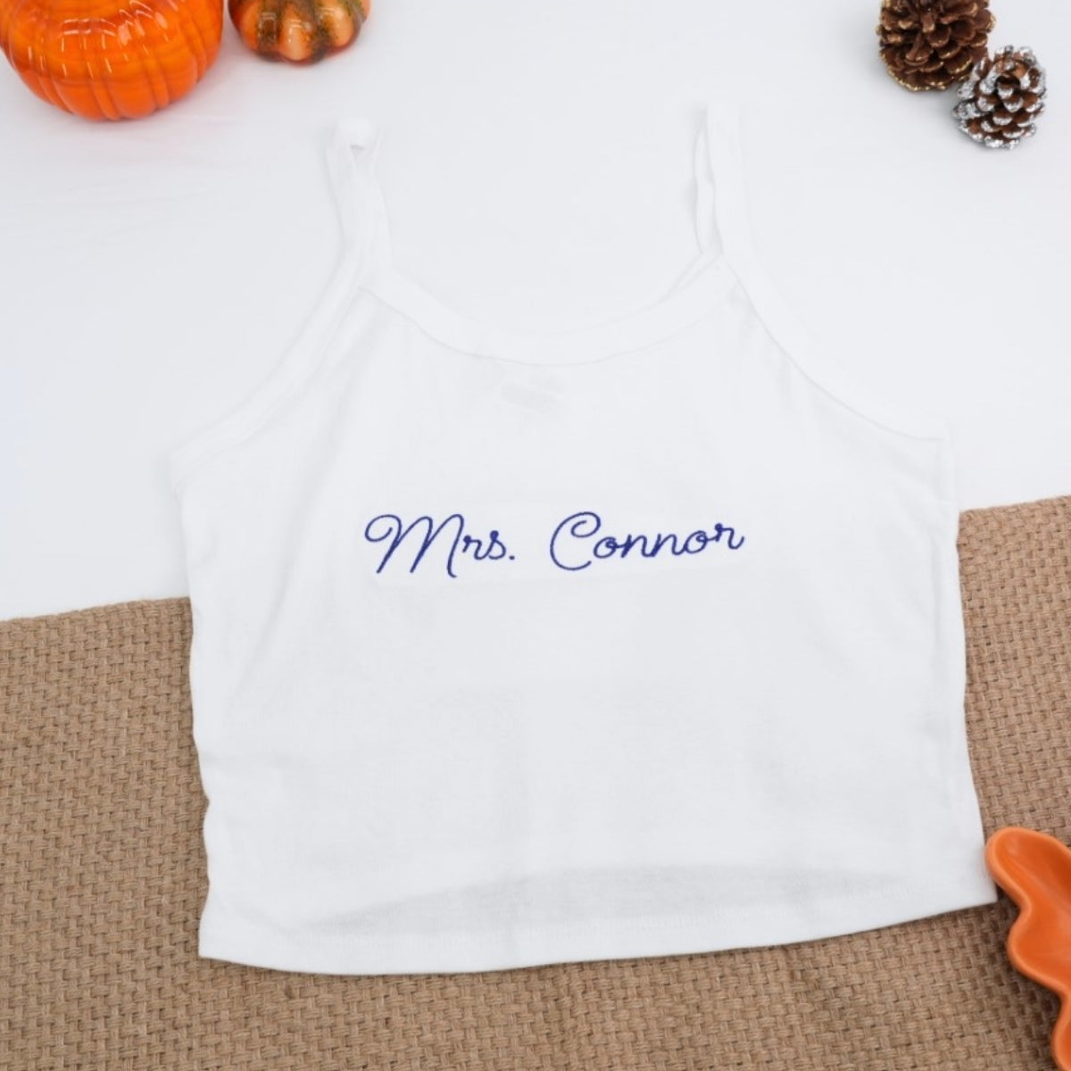 Custom Last Name Tank Top - Personalized Name Tank - Perfect Wedding Anniversary Birthday Gift