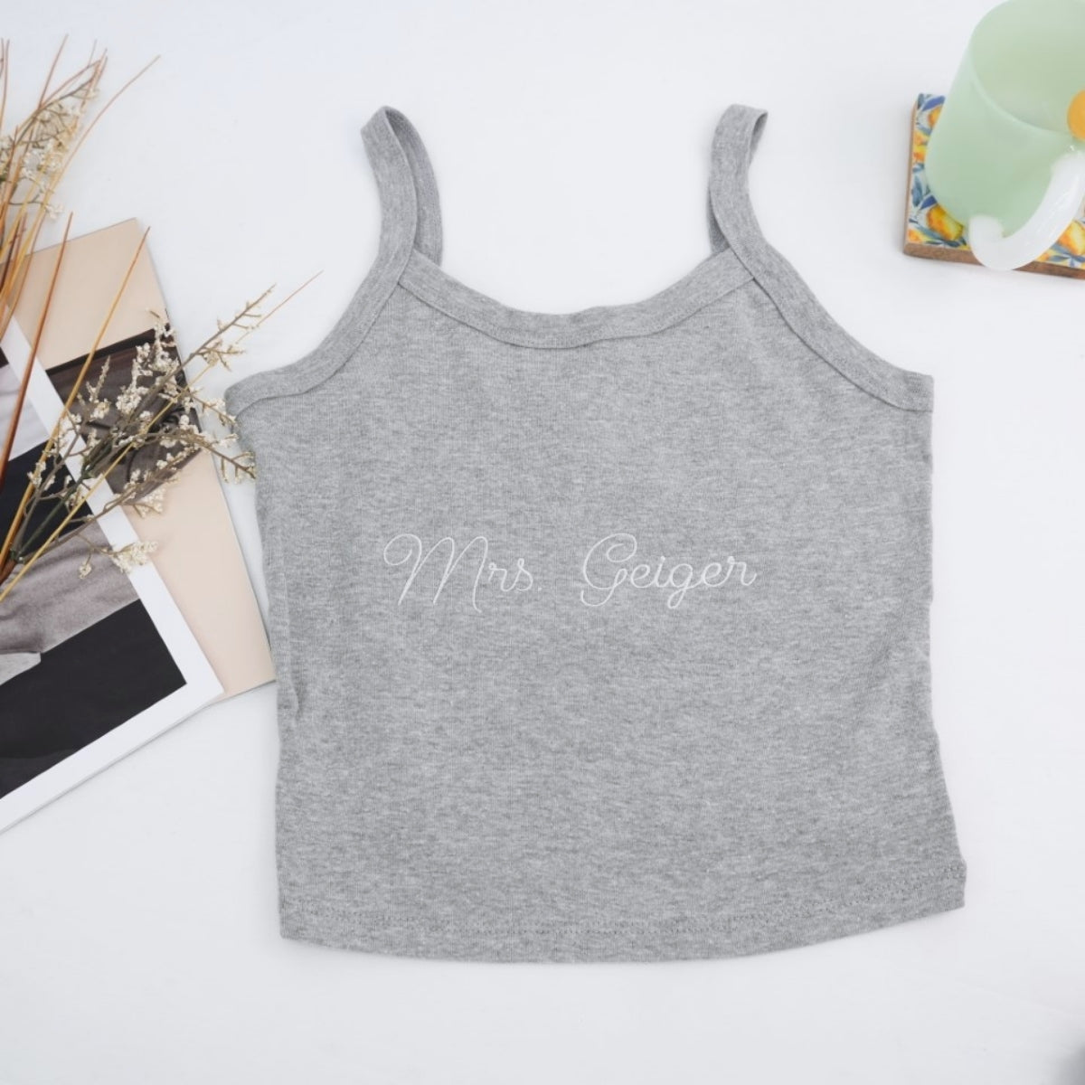 Custom Last Name Tank Top - Personalized Name Tank - Perfect Wedding Anniversary Birthday Gift