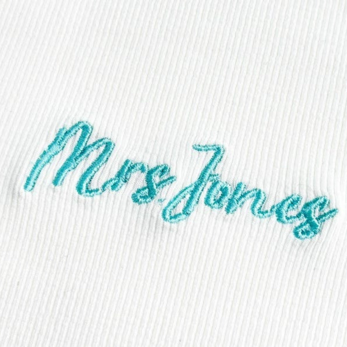 Custom Mrs Tank Top - Personalized Embroidered Wife Tank - Perfect Anniversary Valentine's Gift