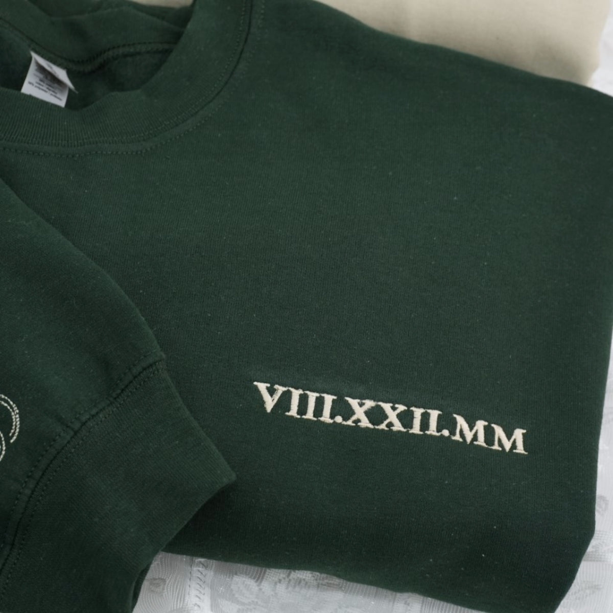 Custom Anniversary Date Sweatshirts - Personalized Roman Numeral Couples - Perfect Wedding Anniversary Gift