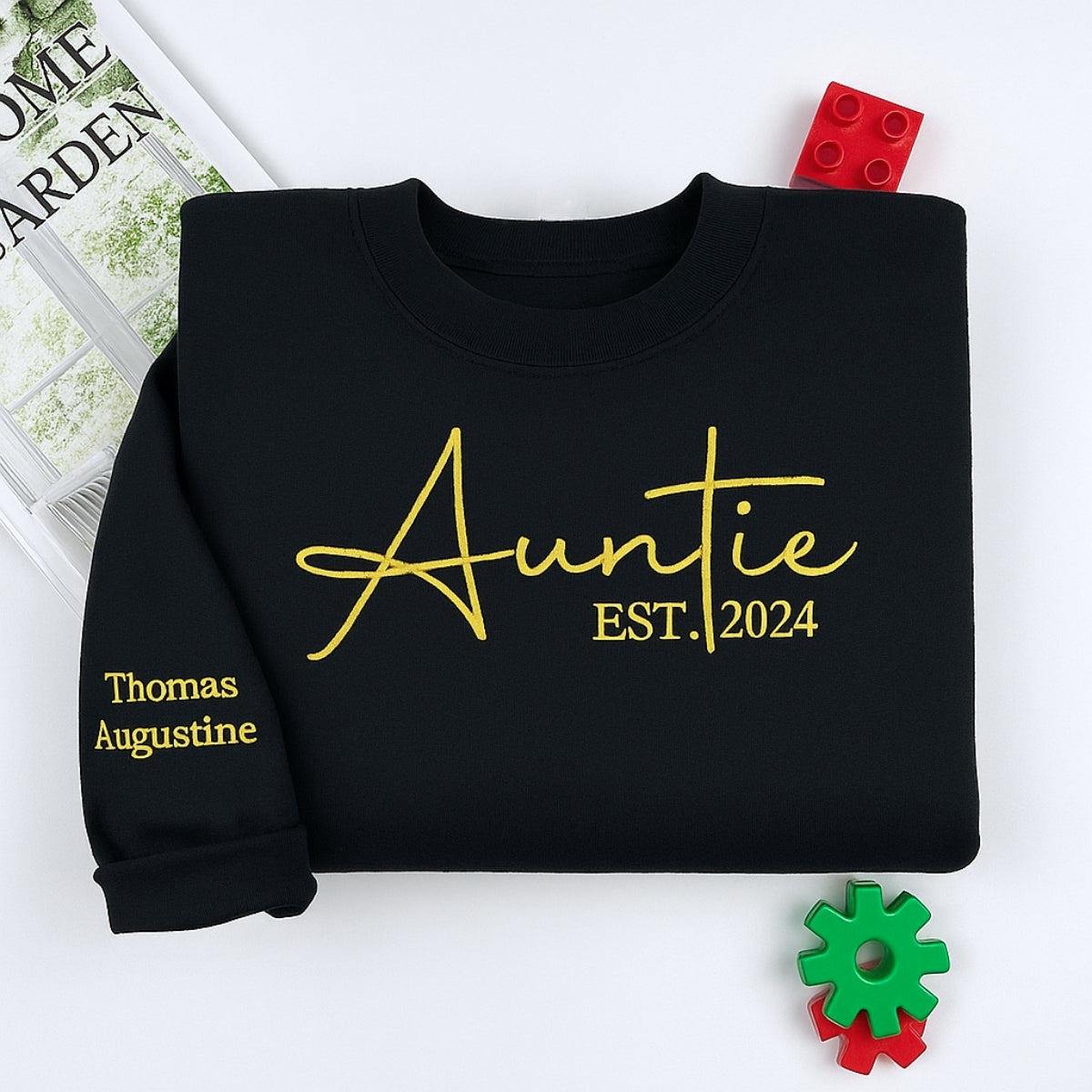 Custom Auntie Sweatshirts - Personalized Aunt Hoodies with Kids Names - Perfect Aunt Gift