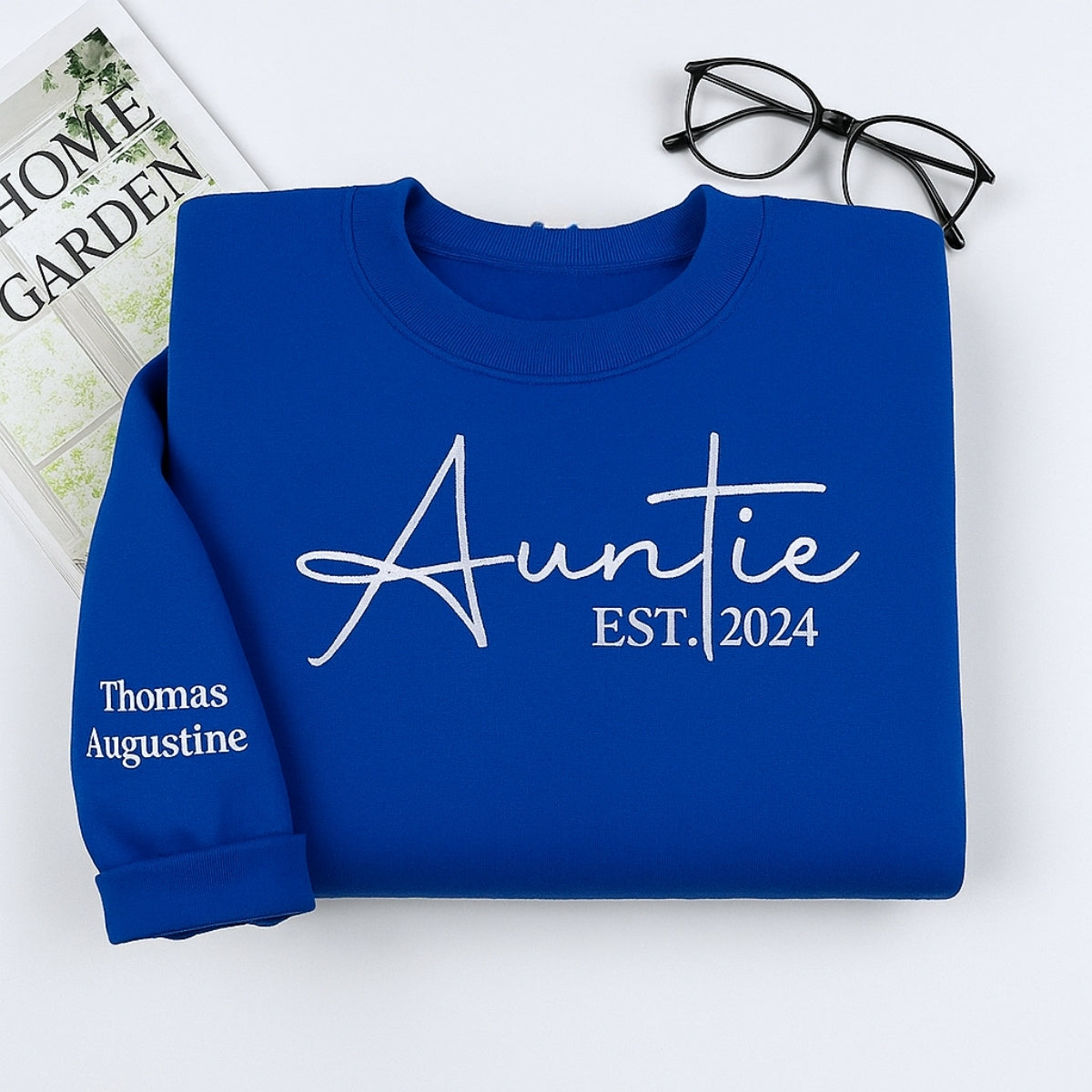 Custom Auntie Sweatshirts - Personalized Aunt Hoodies with Kids Names - Perfect Aunt Gift