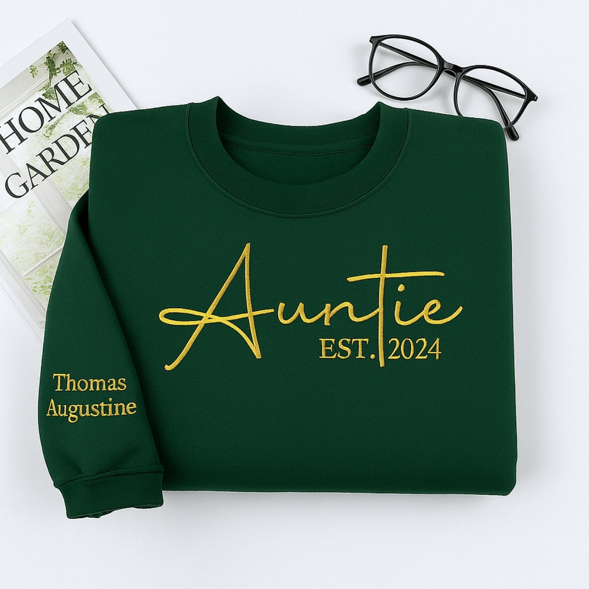 Custom Auntie Sweatshirts - Personalized Aunt Hoodies with Kids Names - Perfect Aunt Gift