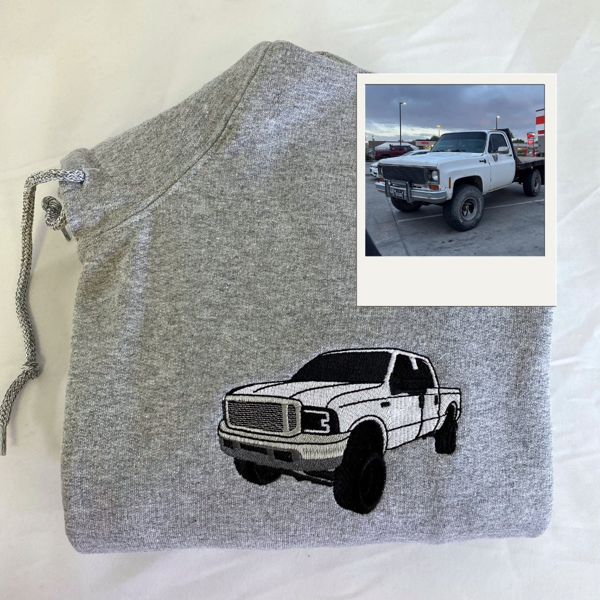 Individuell bestickte Engel- und Dämonenkatze-Kapuzenpullover für Paare