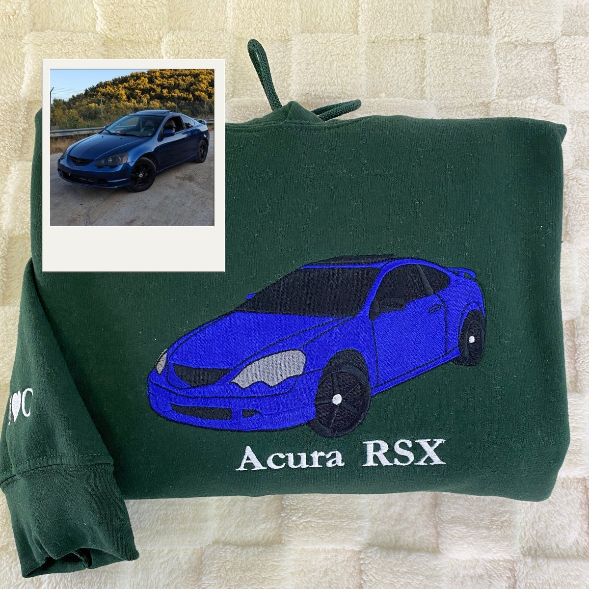 Individuell bestickte Engel- und Dämonenkatze-Kapuzenpullover für Paare